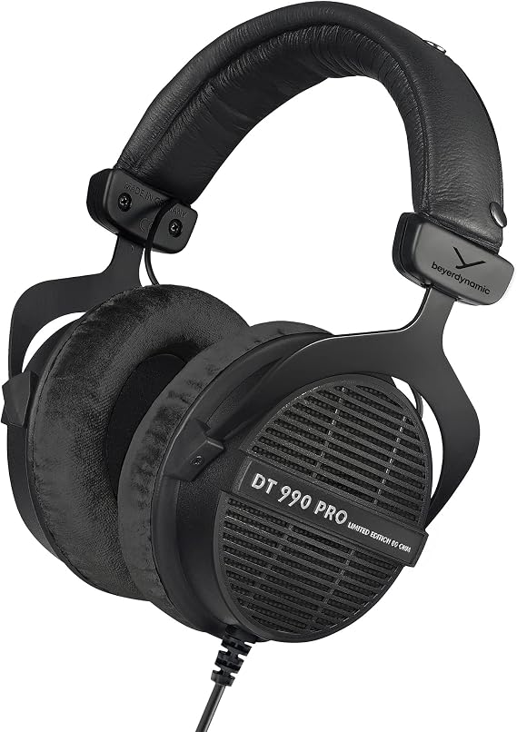 beyerdynamic DT 990 PRO Studio Headphones (80 Ohm, Black)
