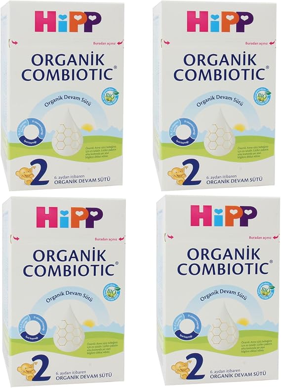 Hipp 2 Organic Combiotic Continuation Milk 800 gr 4 Pieces