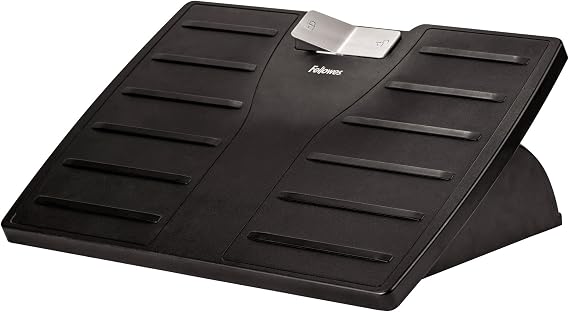 Fellowes Office Suites Metal Adjustable Foot Rest, Black