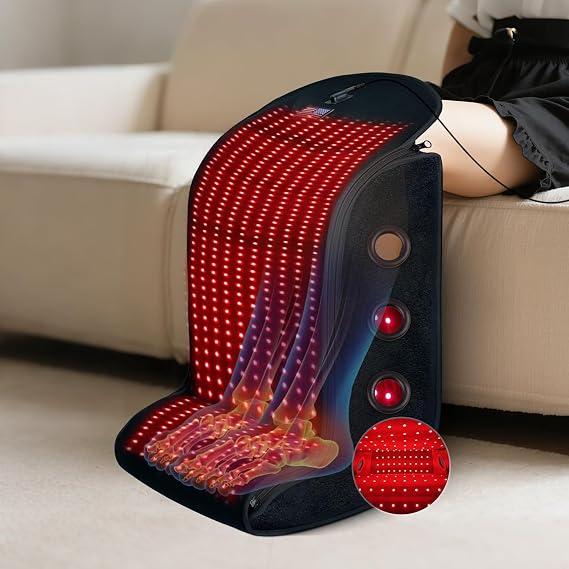 Red-Light-Therapy-Feet-Legs,2026 Upgraded4 Therapy Modes,5-Level Intensity,1090 Min Timer,Relieves Foot,Legs and Ankle Pain(13.8 * 11 * 18.1IN)
