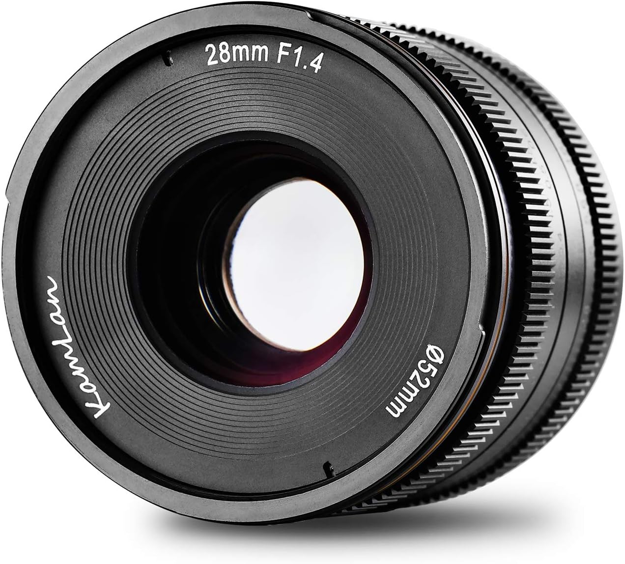 50 mm F1.1 APS-C Large Aperture Manual Fixed Focus Lens, Standard Prime Lens Black