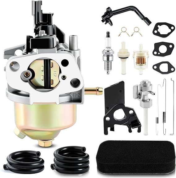 AUTOKAY Gx160 Gx200 Carburetor Carb for Champion Power Equipment CPE 3000W 3500W 4000 Watt 6.5HP Honda Gx120 GX168 5.5Hp 6.5Hp for DG2900 DG3000 2900 3000 Watts 5.5HP 6.5HP 163CC Generators