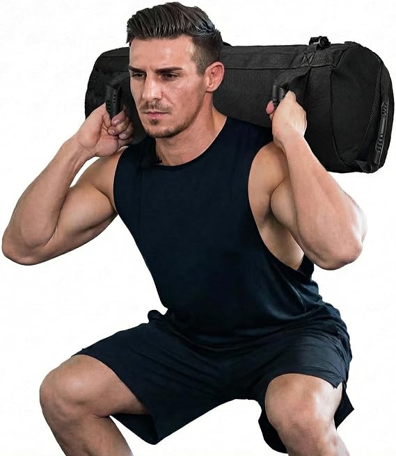 Taeku Fitness Sandbag with Handles, Adjustable Weight Training Bag
