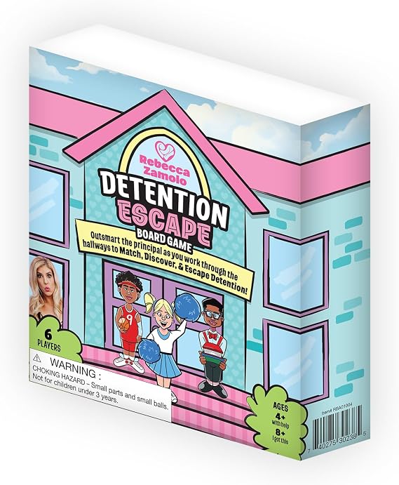 Rebecca Zamolo Board Game for Girls and Boys, Fun Friend Sleepover and Family Game with Teens, Ages 5 6 7 8 9 10 11 12