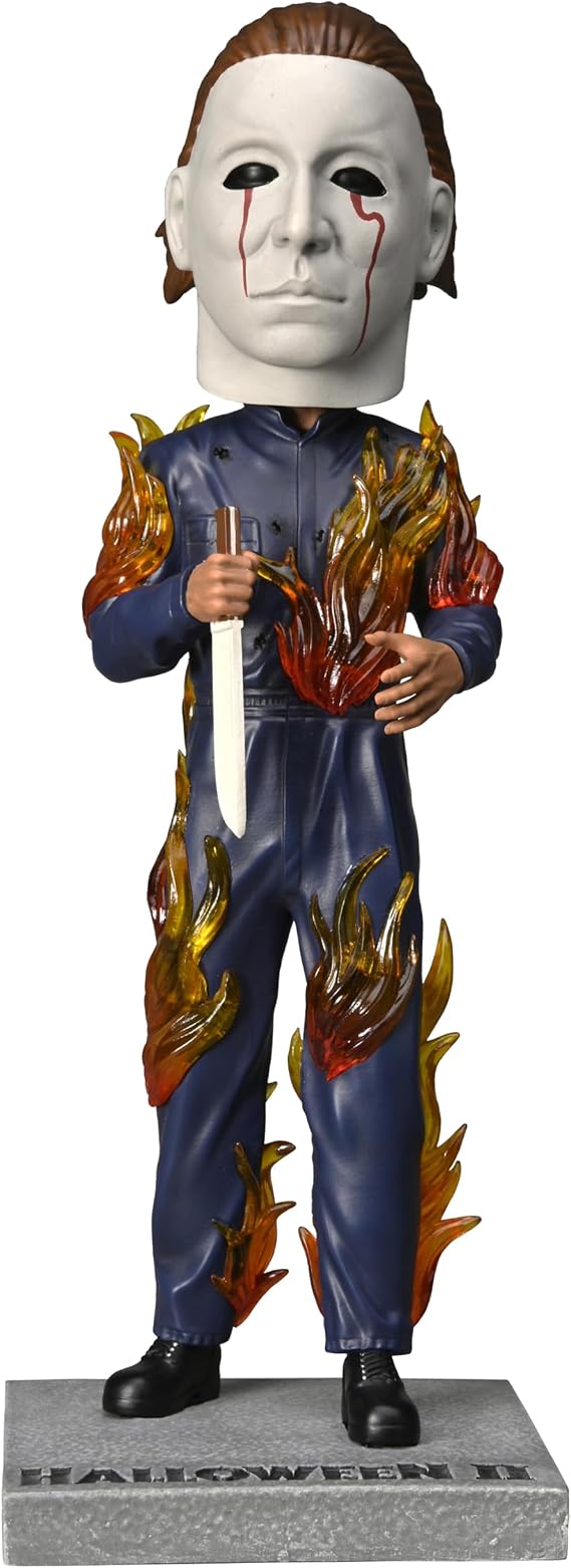NECA Halloween 2 - Head Knocker - Michael Myers on Fire, 8"