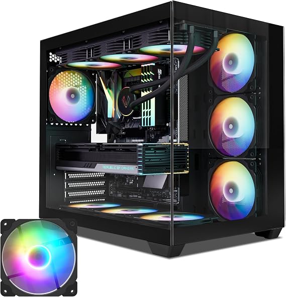 Vetroo AL900 ATX PC Case Customization ARGB & PWM Fans