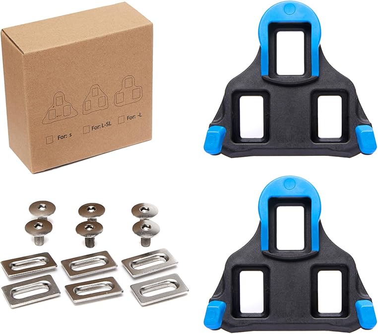 Bike Cleats Compatible with Shimano SPD-SL Locking Cycling Pedals Indoor Cycling & Road Bike Cleats