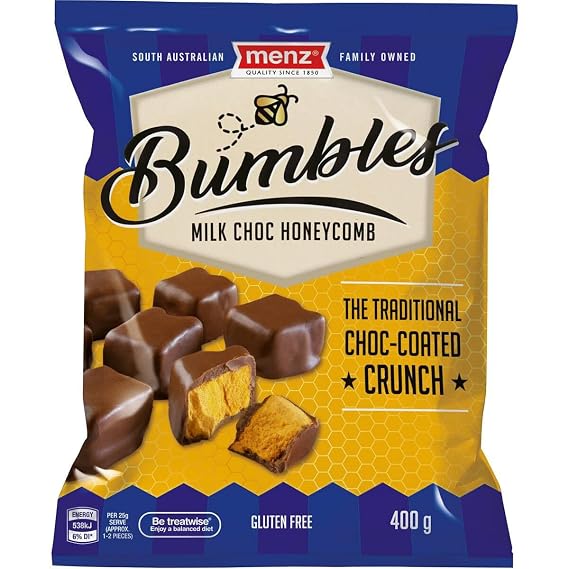 Menz Choc Honeycomb - The delicious Aussie treat with a crunch 400g
