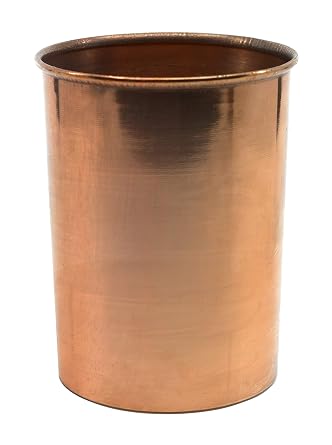 EISCO Copper Calorimeter, 4" x 2.75" - Rolled Rim & Parallel Sides - No Stirrer Included