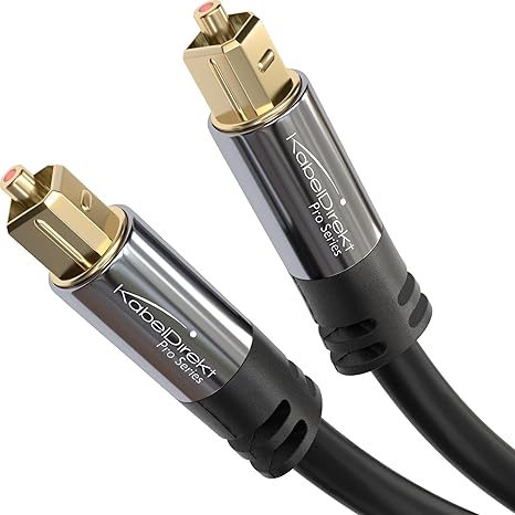 KabelDirekt Optical Audio TOSLINK Cable 24ft Soundbar