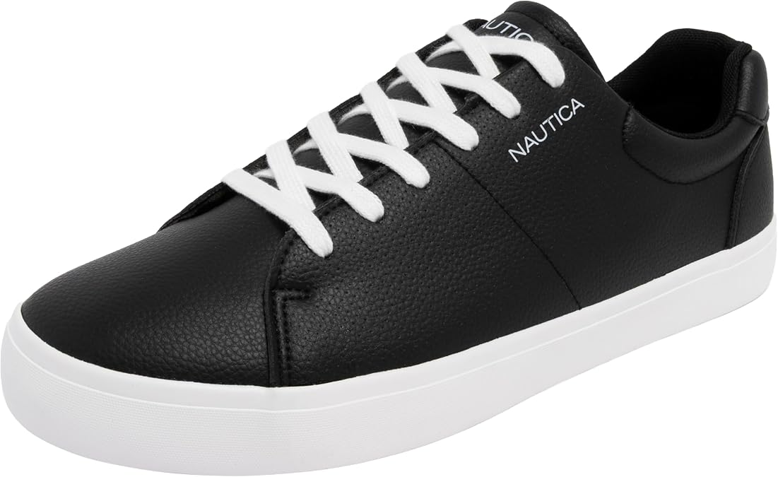 Nautica Men's Casual Shoe, Classic Lace-Up Low Top Loafer, Fashion Sneaker - in Medium & Wide Width Sizes