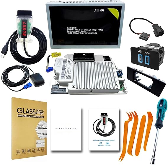 2024 SYNC 2 to SYNC 3 Upgrade Kit Fits for Ford Lincoln SYNC3.4 MyFord Touch (MFT) Including GEN IV APIM Module, Wired Hub - 8 Inch