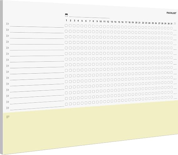 Monthly Habit Tracker A4 - Habit Planner. Boost Productivity & Wellbeing. Cultivate Positive Habits & Achieve Your Goals!