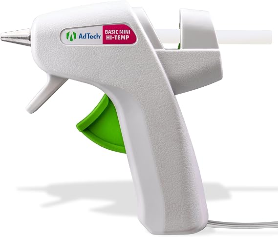 AdTech Basic Hot Glue Gun, White