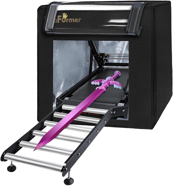IdeaForme-3D Conveyor Belt IR3 V2 Printer with Extended Rolller Enclosure, 250250mm Infinite Z Axis 3D Printer Long Batch Printing