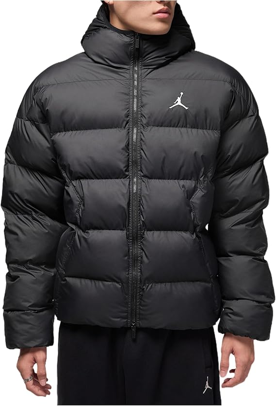 Nike Jordan Brooklyn Men's Therma-FIT Puffer Jacket (Black/White)