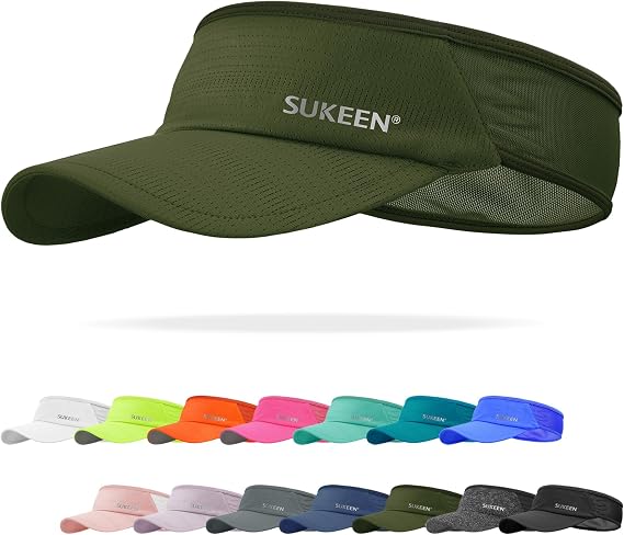 Sukeen Lightweight Sports Sun Visor Hat for Men Women
