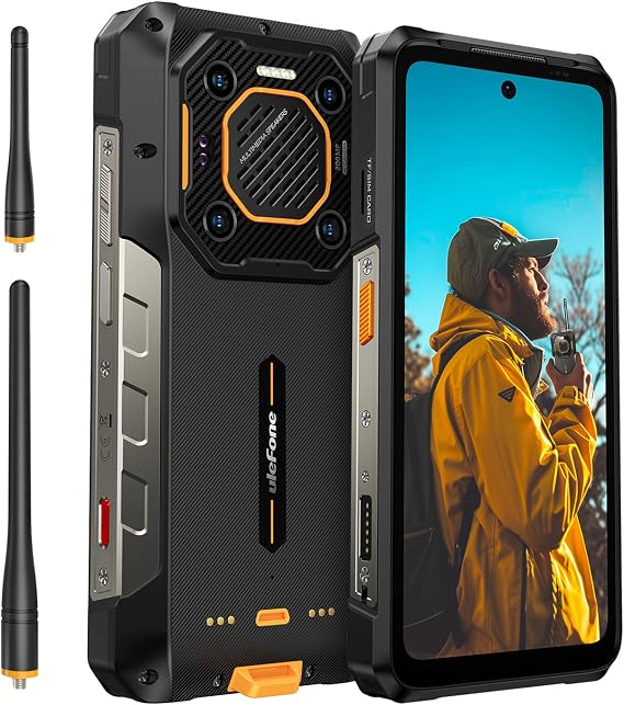Ulefone Armor 26 Ultra WT 5G Rugged Phone, MTK Dimensity 8020 24GB+512GB, 200MP Quad Camera, 15600mAh(120W), 33W Dock Charging, 121dB Speaker, 6.78" FHD+ Corning Gorilla Screen, Android 13