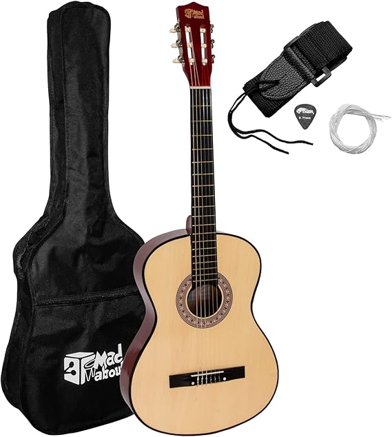 Mad About Full-Size Classical Spanish Guitar Pack for Children Kids | CLG1-44-PACK