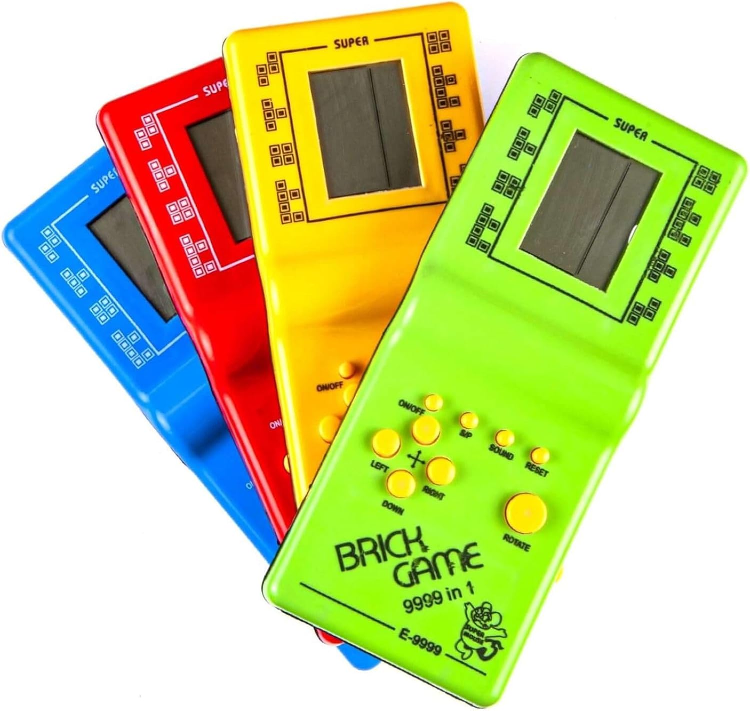 Busstier Nostalgic Tetris Handheld Arcade Battery Portable Retro Game Console Unforgettable Arcade Game