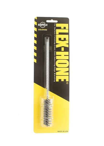 Brush Research BC18M18 FLEX-HONE, 0.709" (18mm) Diameter, 180 Grit, Silicon Carbide, for Mild Steel, Stainless Steel, Cast Iron and Softer Ferrous Materials