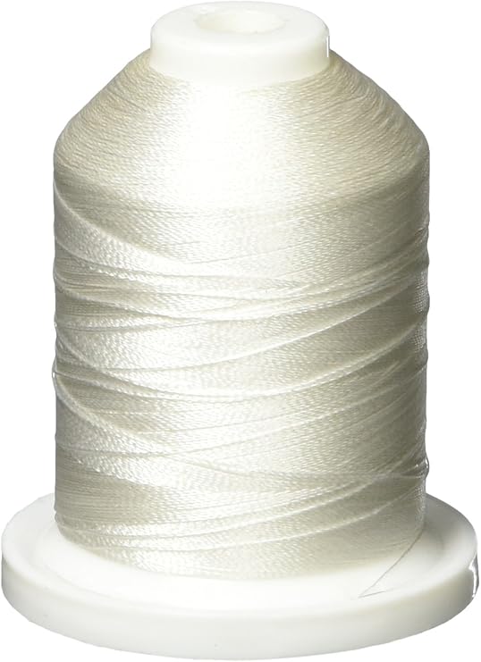Robison-Anton Rayon Super Strength Thread, Solid Colors, 1100 Yard, Aspen White, 300S-2574