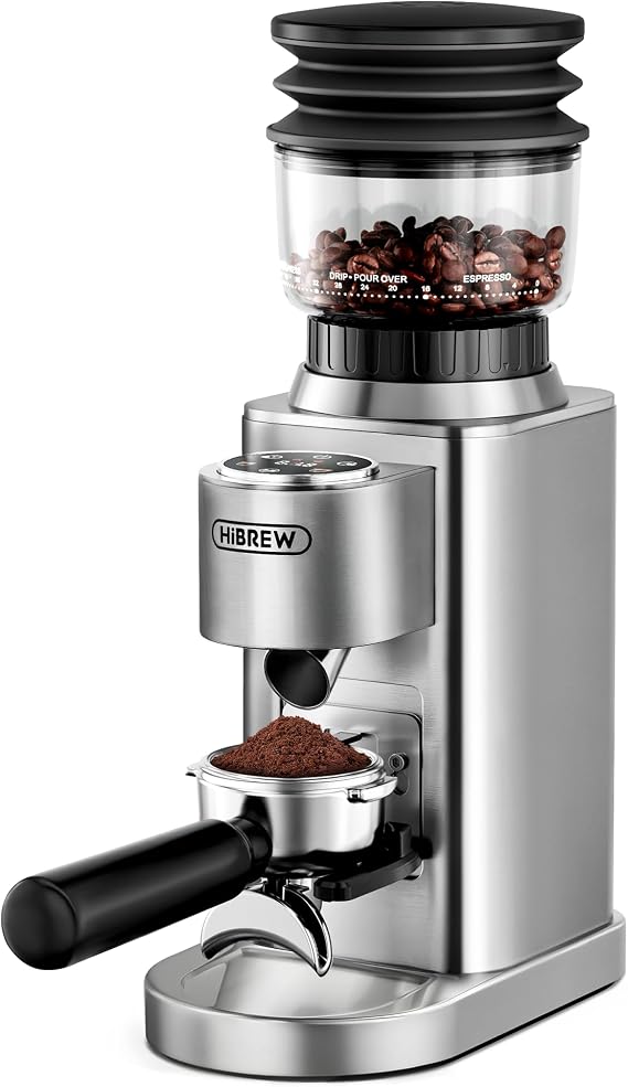 HiBREW G7 Electric Coffee Grinder, 48 Precise Grind Settings, 350g Hopper