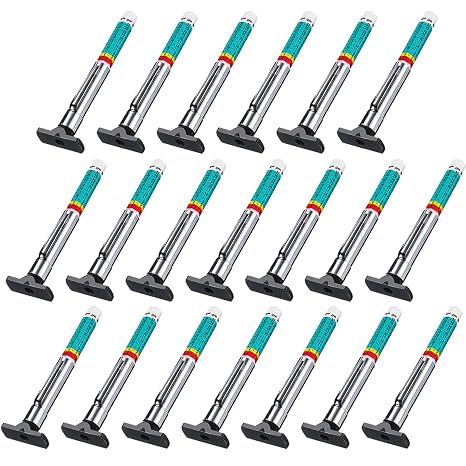 Xuhal 20 Pack Tire Tread Depth Gauge Color Coded Measurement Bulk
