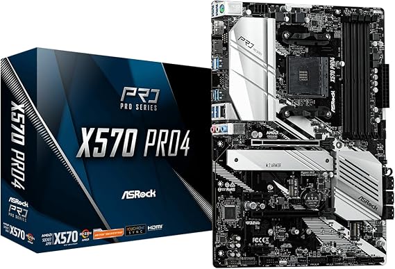 ASRock X570 Pro 4 AM4/4DDR4/HDMI/DP/ATX Motherboard