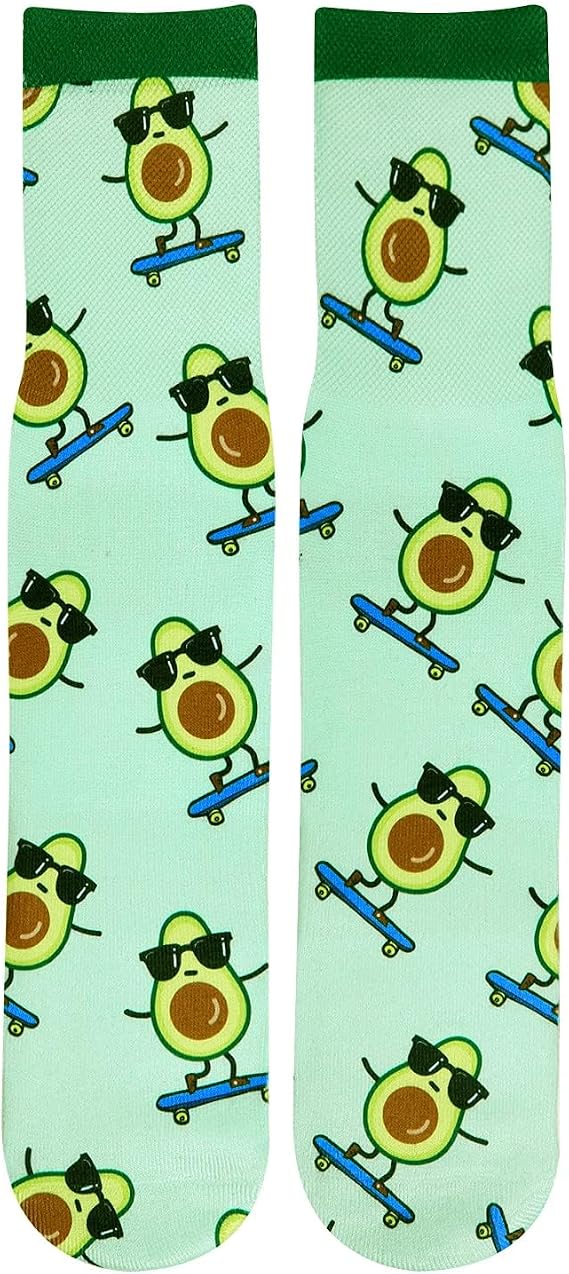 Benefeet Sox Mens Funny Crazy Socks Unisex Novelty 3D Print Tube Socks | 3D Print Pattern Socks Funky Graphic Design Silly Crazy Socks Dress