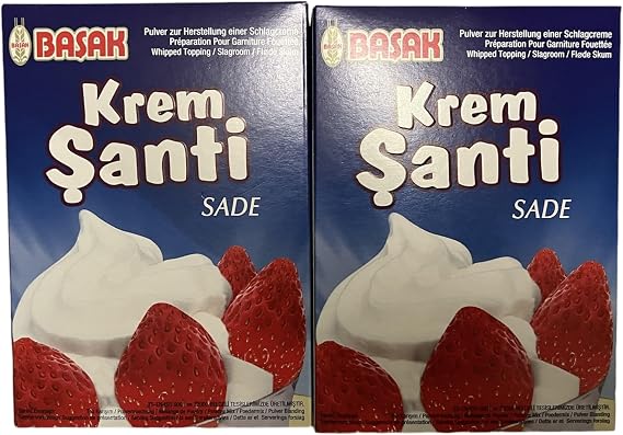 Whipped Cream - for Cakes Deserts etc .150 g Powder for 2 kg Cream (pack of 2)
