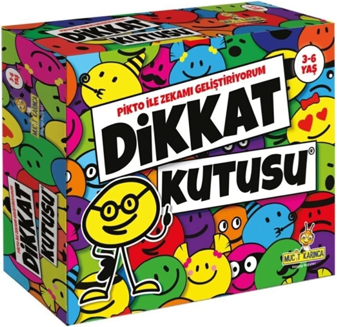 Improve My Intelligence with Attention Box 3-6 Years Old Picto