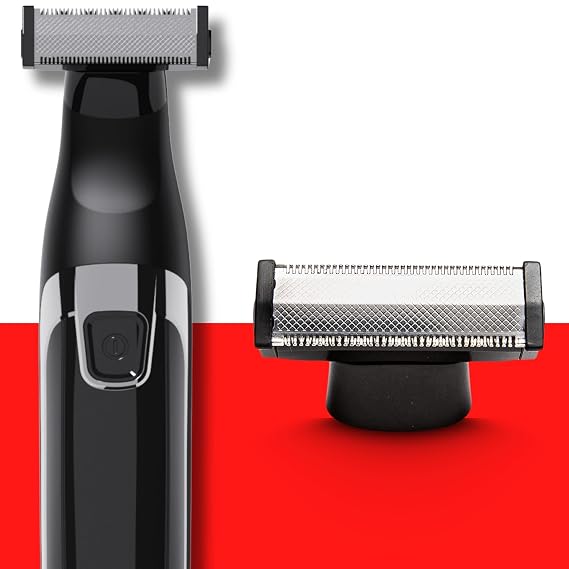 HAPPY NUTS Balber Plus Replacement Blade Bundle - Bundle & Save - Electric Body Hair Trimmer for Men - Mens Body Groomer Kit for Privates