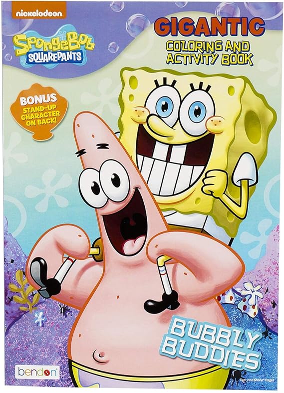 Spongebob Squarepants Coloring Book | Sponge Bob Square Pants Activity Coloring Book | (Cover May Vary) | Officially Licensed