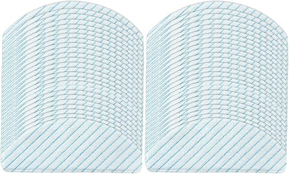 50pcs Replacement Deebot t8 Mopping Pads, Washable Reusable Mopping Pads for DEEBOT OZMO T8/T8+/T8 AIV/N8/ N8 Pro/ N8 Pro+ (Mop Pads)