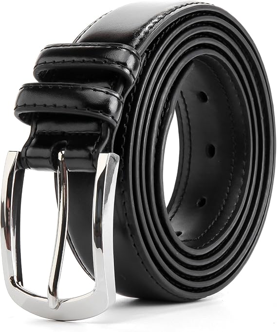 Men's Belt Big & Tall 56"-80" Genuine Leather Belt Reinforced Strap Casual Work Jean Extra Long Belts