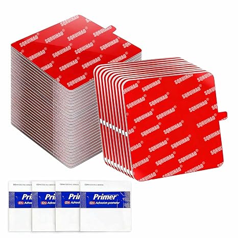 48 Pcs Square 1" Double Sided Adhesive Sticky Pads