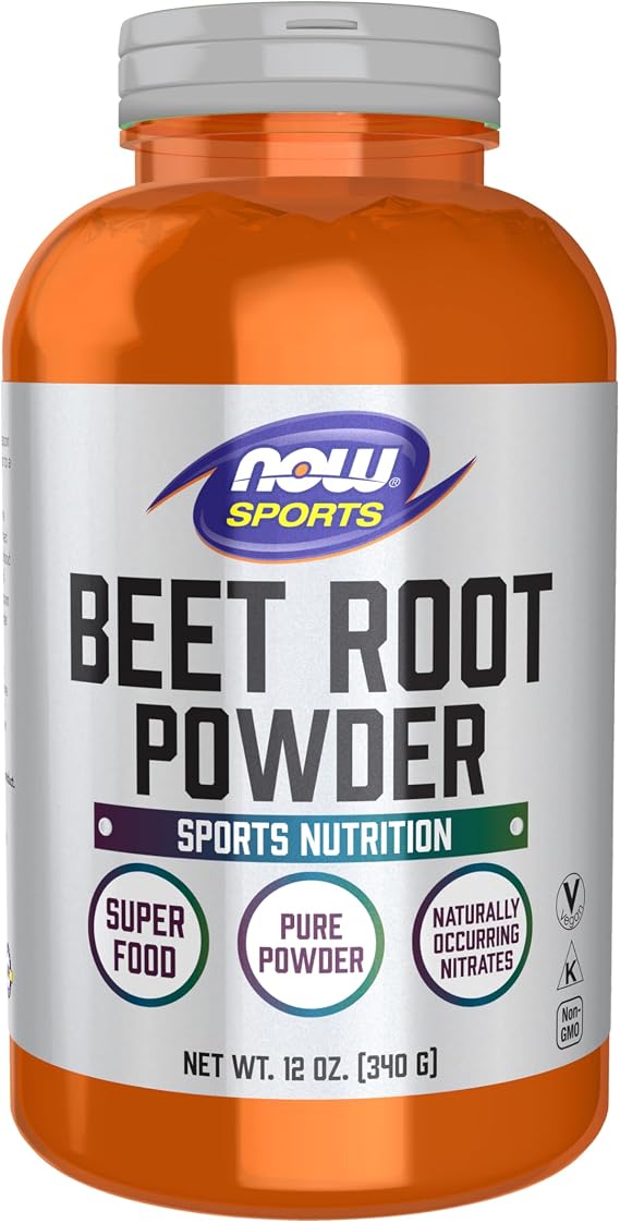 NOW Foods Sports Nutrition, Beet Root Powder, Super Food With Naturally Occurring Nitrates, 12-Ounce