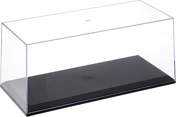 Illumibo MJ14003 Showcase 1: 18 Acrylicase+ Black Base Display, Clear