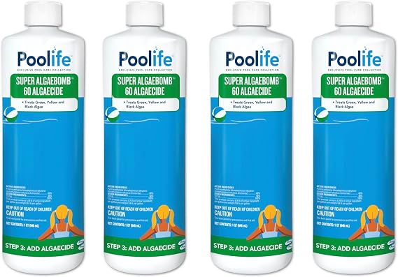 poolife Super Algae Bomb 60 (1 qt) (4 Pack)