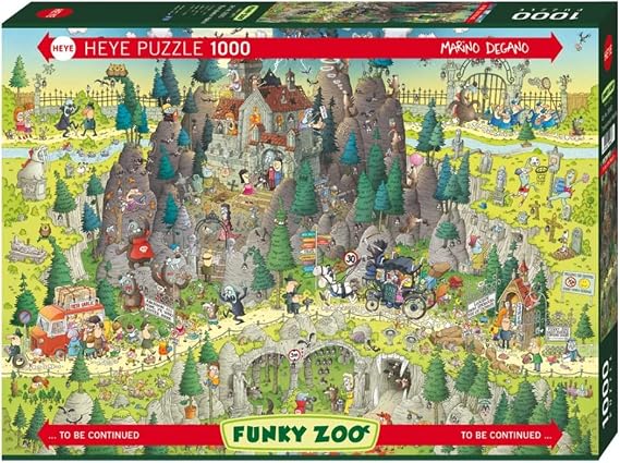 Heye Funky Zoo Transylvanian Habitat 1000 Piece Jigsaw Puzzle