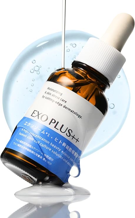 Exoplus Beauty Serum, Exosome, Human Stem Cells, Vitamin C, Moisturizing, Pores, Solid, 1.0 fl oz 30 ml