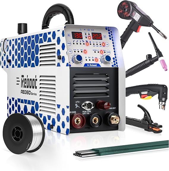 Reboot Welder Plasma Cutter Combo, 7-in-1 Multi-Process, 120/240V