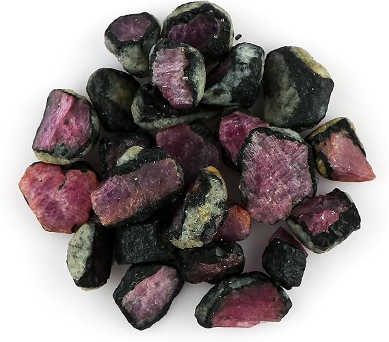50 carats Raw Ruby Zoisite Rough Slice Gemstone, Natural Crystals, Energy Healing Stones, Wholesale Bulk Lot, Jewelry Making Supply, Gift Stone, DIY Stones