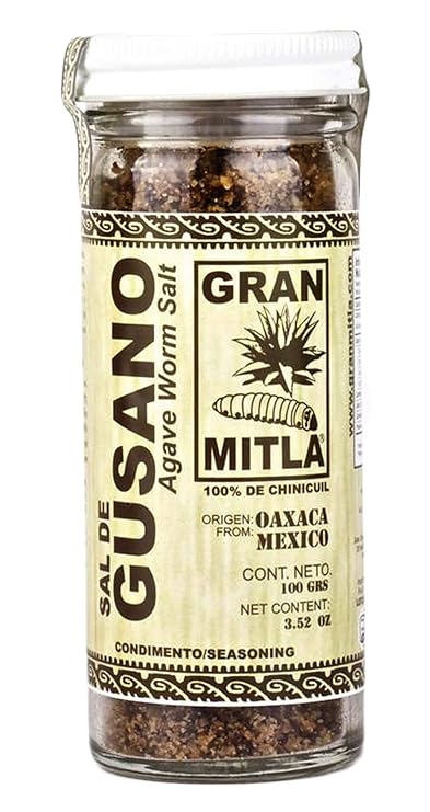 Gran Mitla Sal de Gusano Worm Salt 100 Gram Jar 3.52 oz