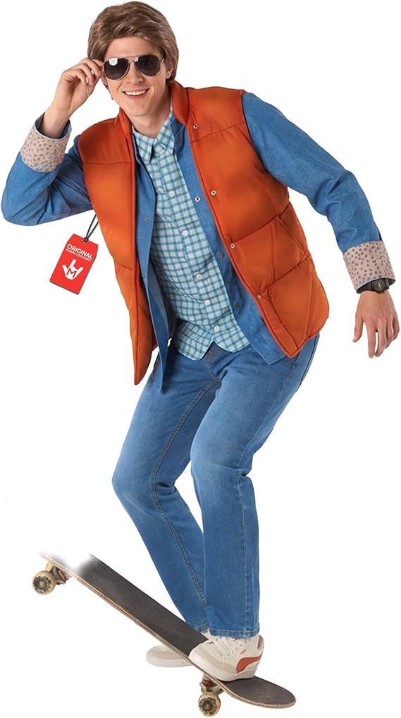 Morph, Time Traveler Costume Men, Halloween Costumes for Men