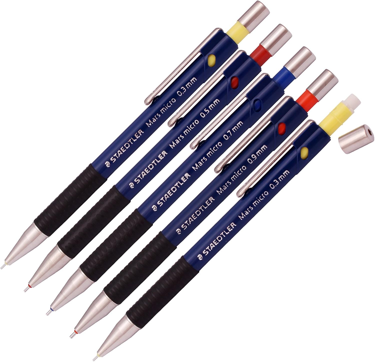 STAEDTLER Mars Micro Drafting Mechanical Pencils 4 pk, 0.3, 0.5, 0.7,& 0.9mm Widths