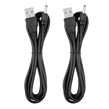 Electric Toothbrush Charger Cord for Fairywill, Bitvae D2/R1/R2/S2 Sonic | For 7AM2M AM105/AM110, Rtauys M5, Aquasonic Icon, Dnsly, Vekkia, Foreo Luna 3 - USB Charging Cable Replacement