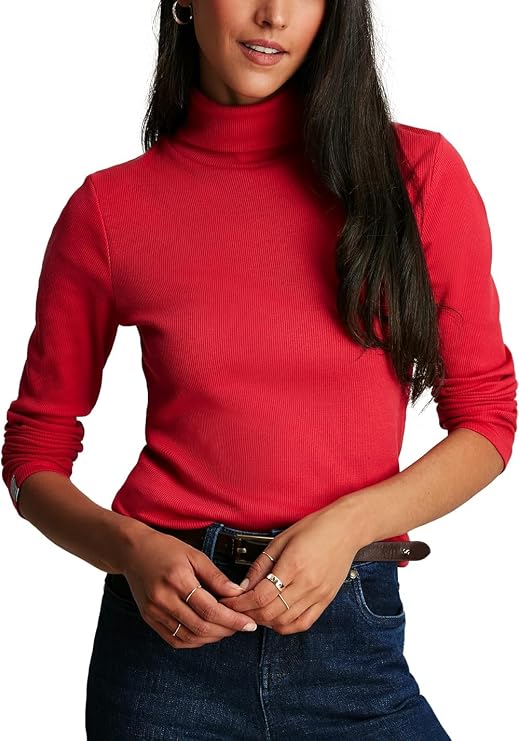 Joules | Clarissa Roll Neck Jersey Top | Women's | French Navy