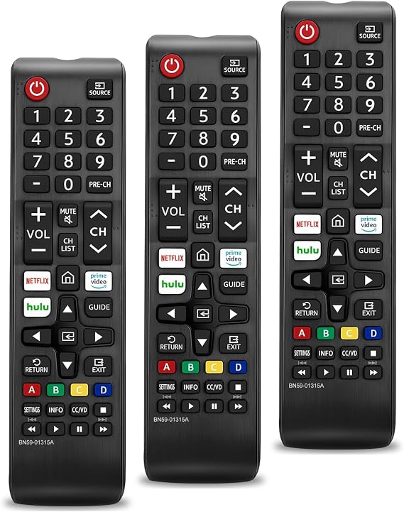 (3 Pack) Universal Replacement for Samsung Smart TV Remote Control BN59